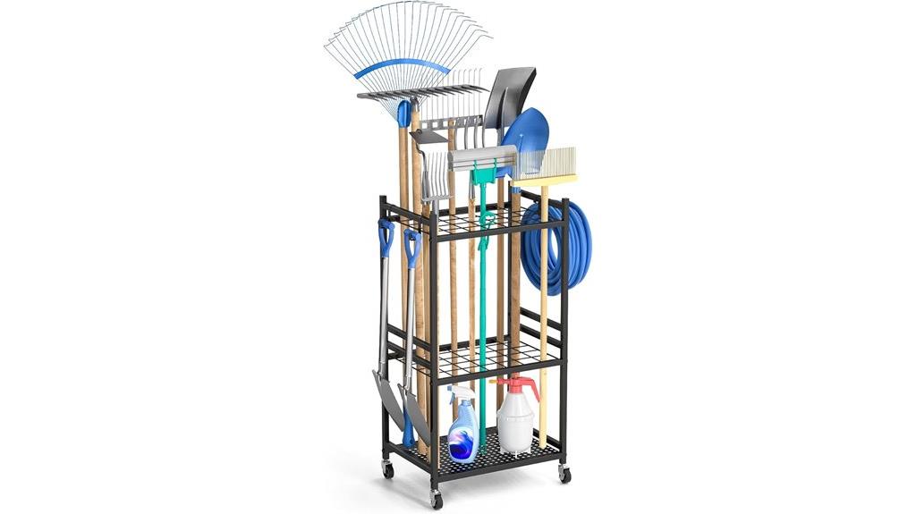 mobile garden tool storage