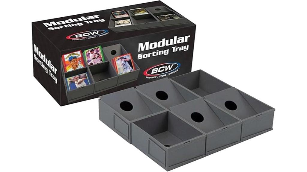 modular sorting tray cards