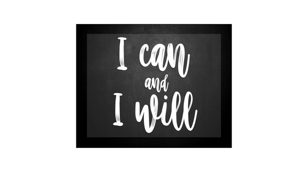 motivational wall decor print