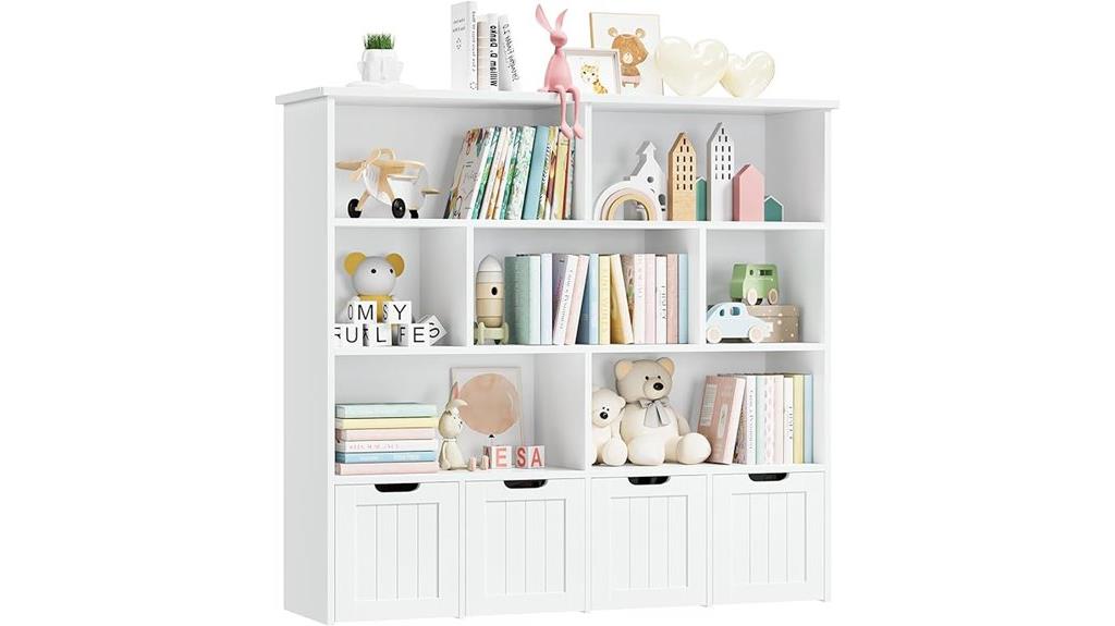 movable drawers toy organizer