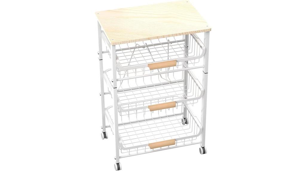 multi tiered fruit storage