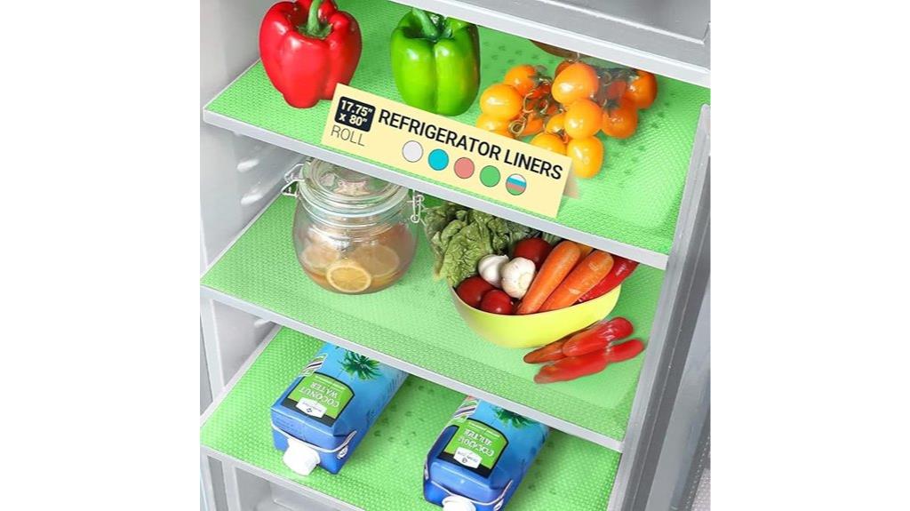 nonslip bpa free refrigerator liners
