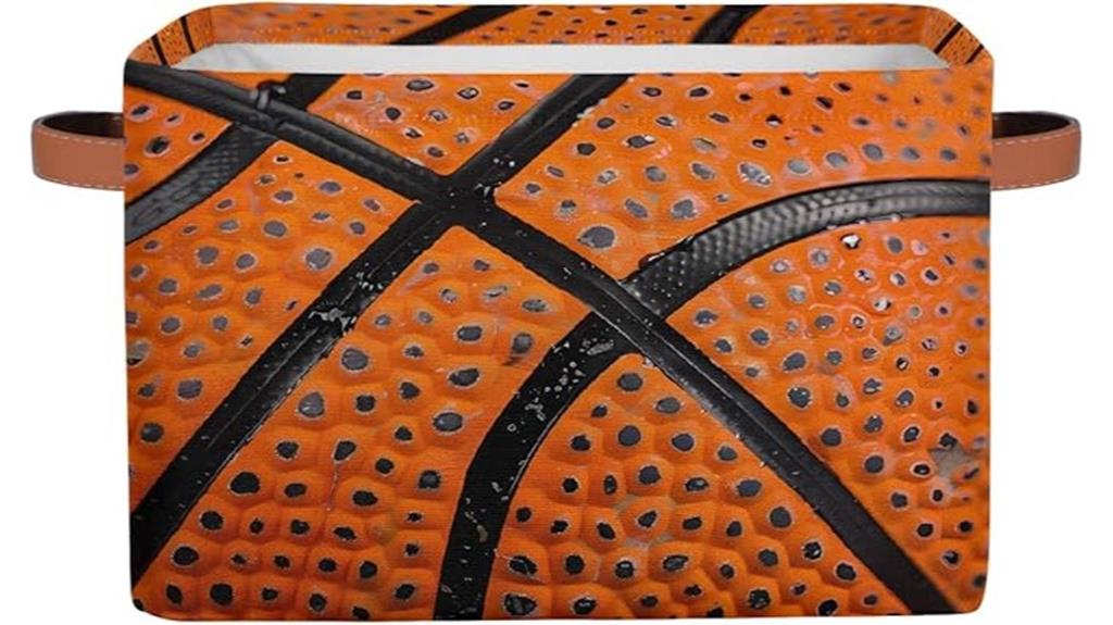 organize basketball storage basket