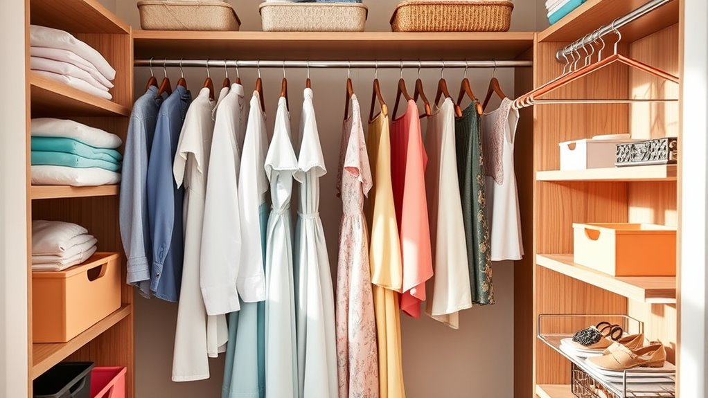 organize your closet efficiently
