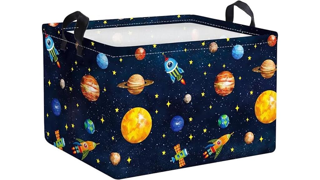 outer space themed storage