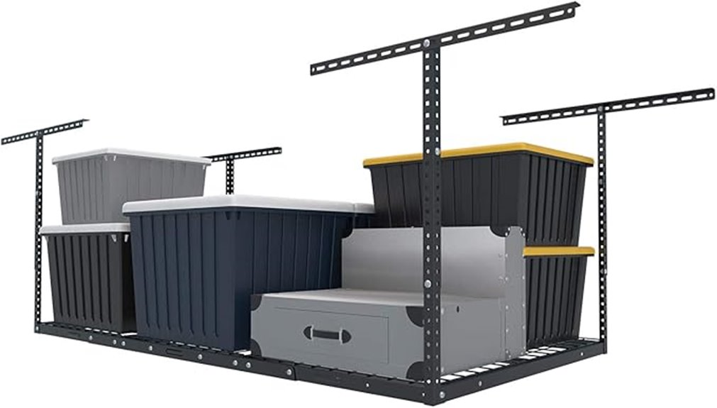 overhead garage storage solution