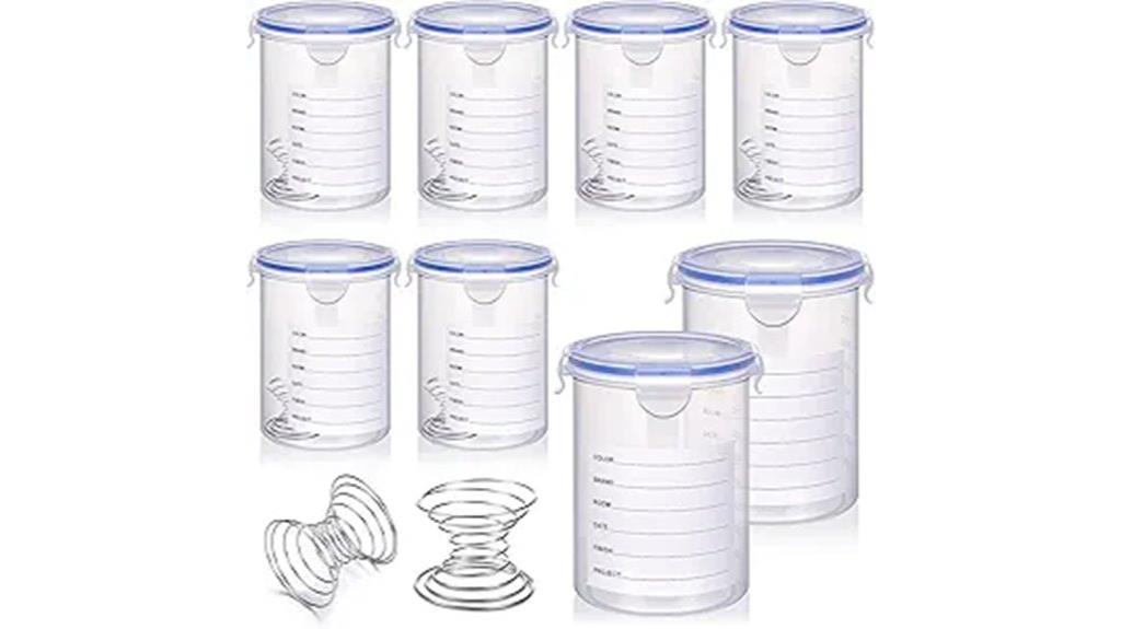 paint containers with lids