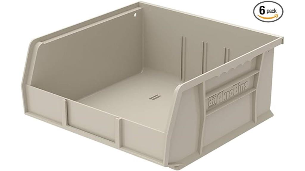 plastic storage bins set