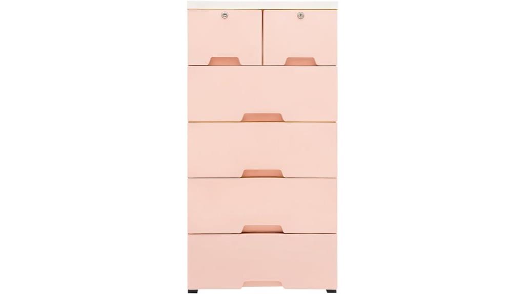 plastic storage dresser cabinet
