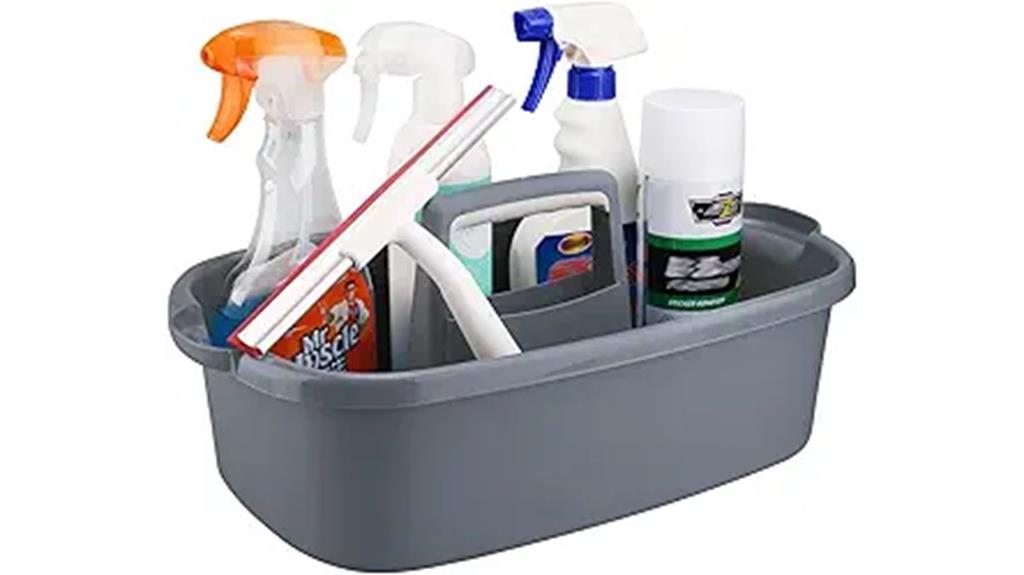 portable cleaning supplies organizer