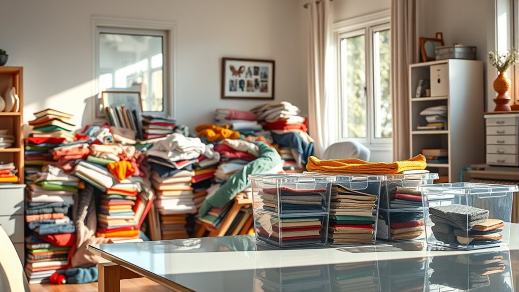 quick decluttering strategies for overwhelm