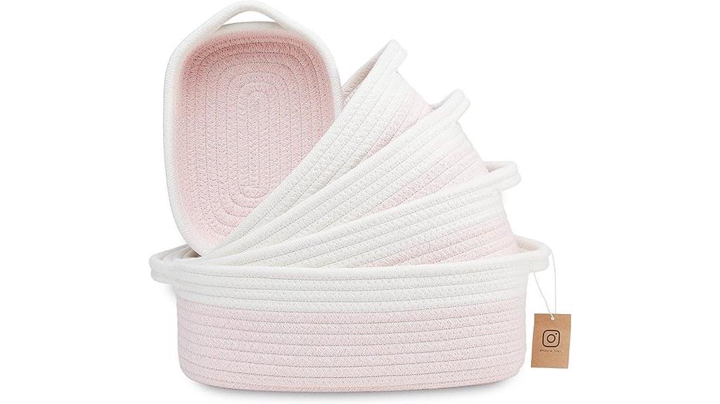rectangle storage basket set