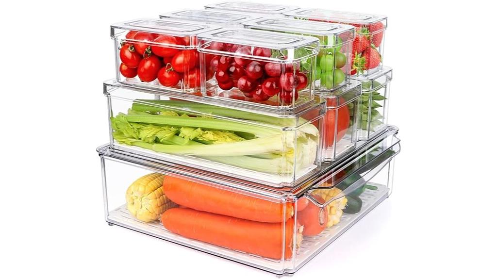 refrigerator pantry organization bins