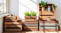 rustic decor storage solutions