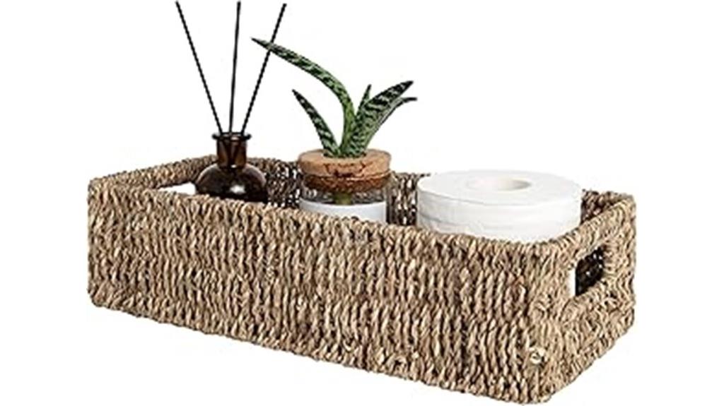 seagrass baskets with handles