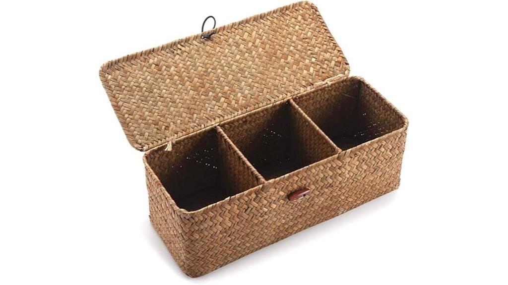 seagrass storage basket lid