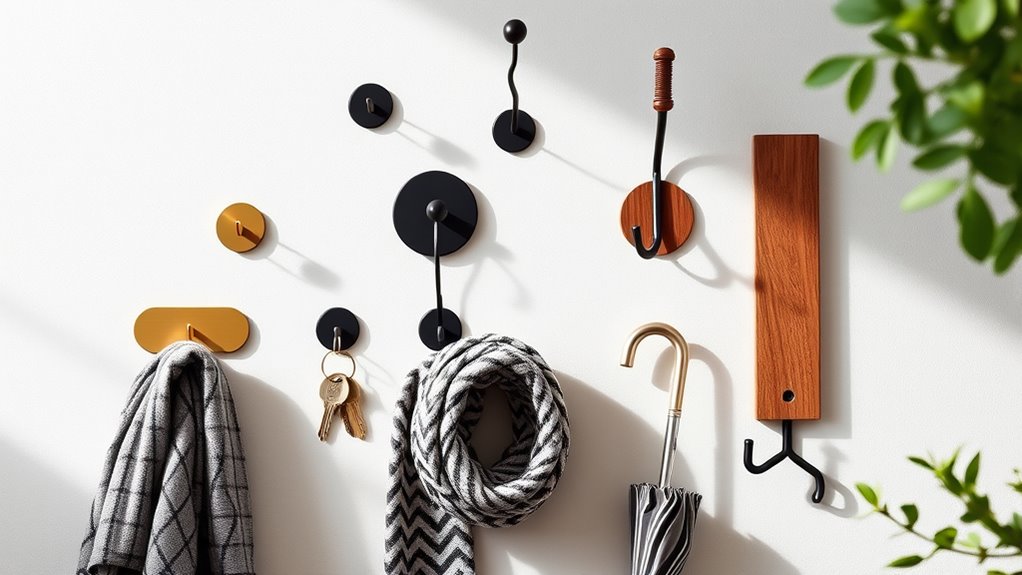 secret organizational wall hooks