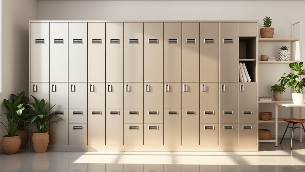 secure decluttering storage options