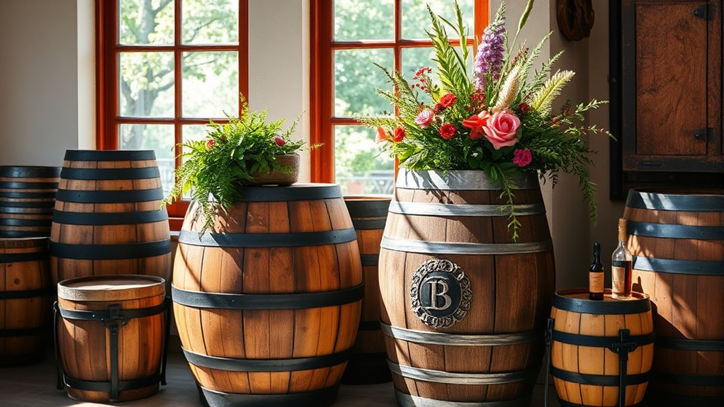 selecting distinctive storage barrels