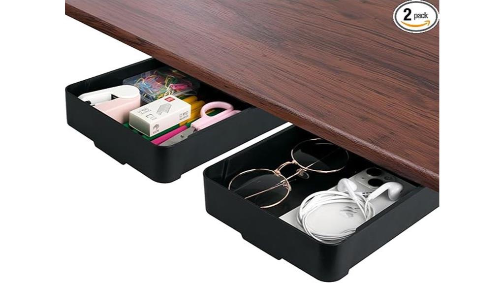 self adhesive desk organizers
