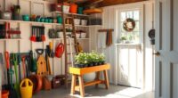 shed organization for accessibility