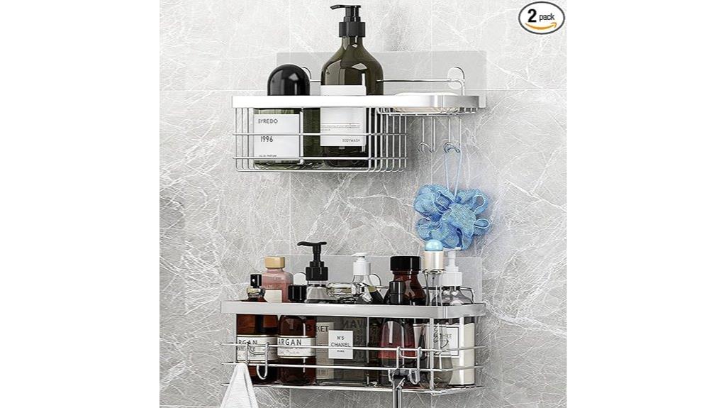 shower caddy and soap dish
