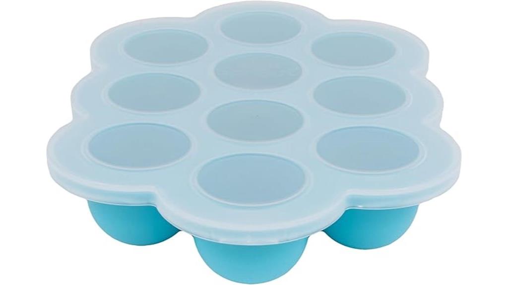 silicone baby food storage