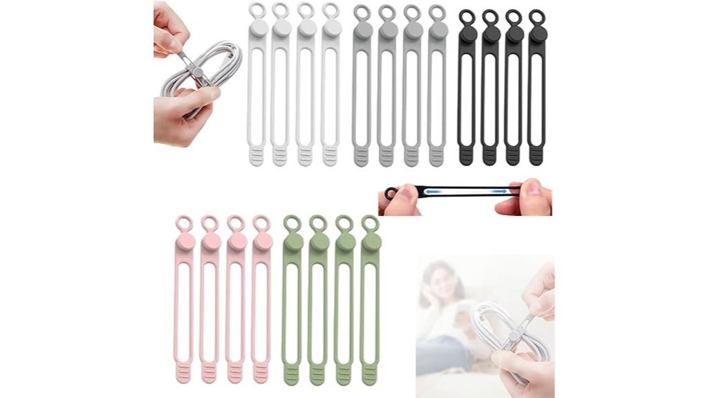 silicone headphone cable organizer