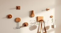 sleek minimalist wall hooks