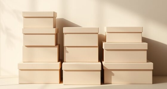 sleek organized minimalist shoe storage