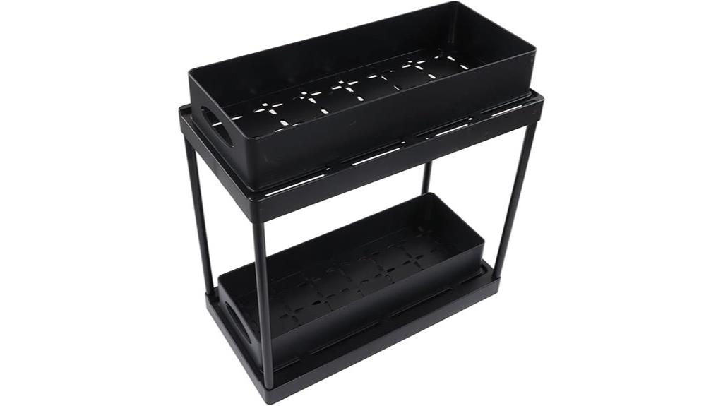 slide out under sink organizer