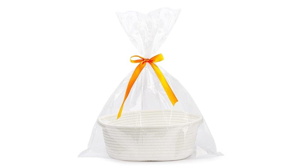 small woven easter basket