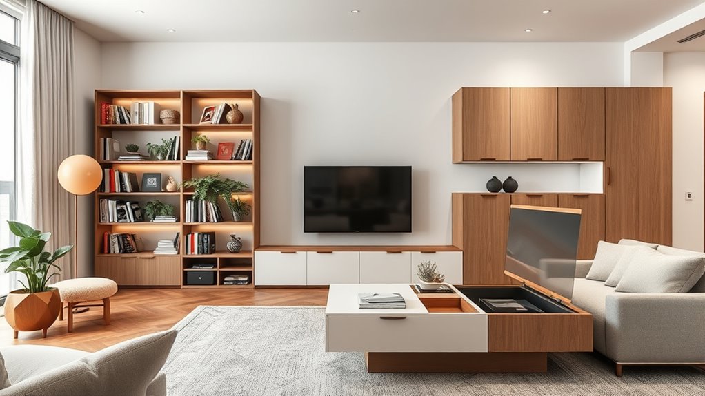 smart living room storage solutions