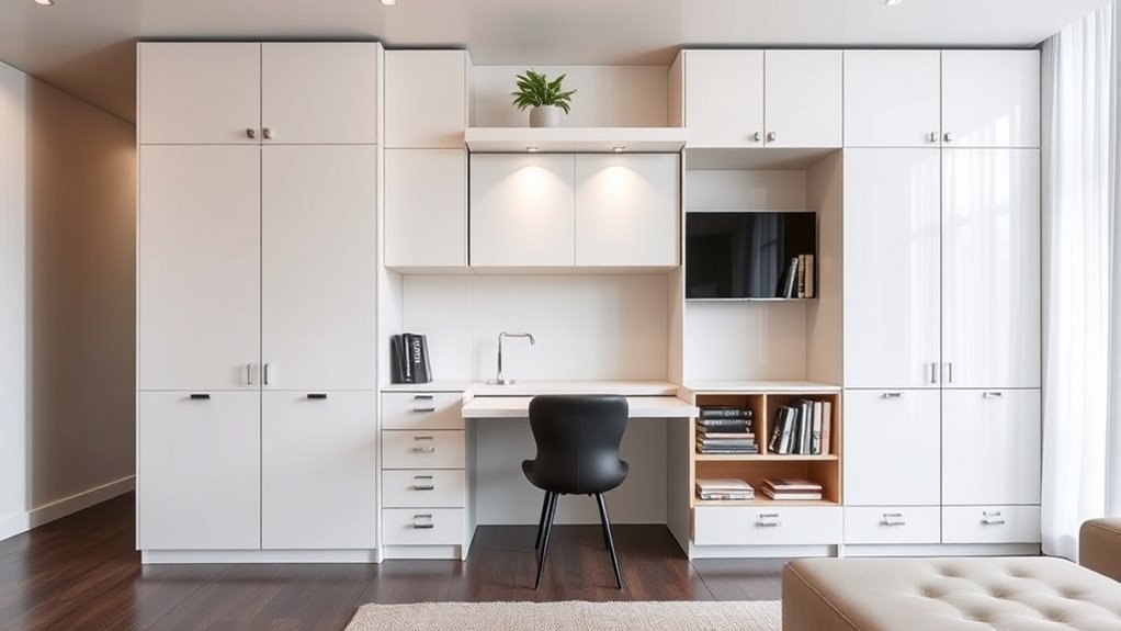 smart storage in hidden spaces