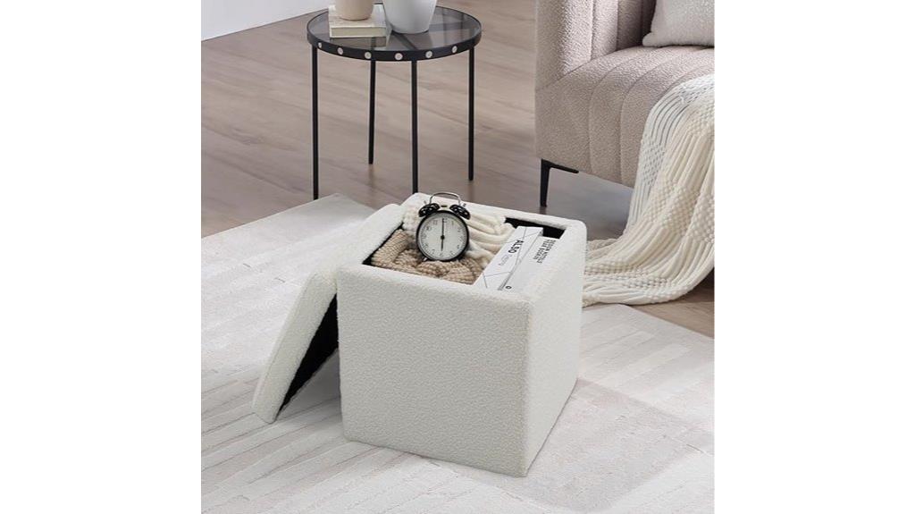 soft padded ottoman seating