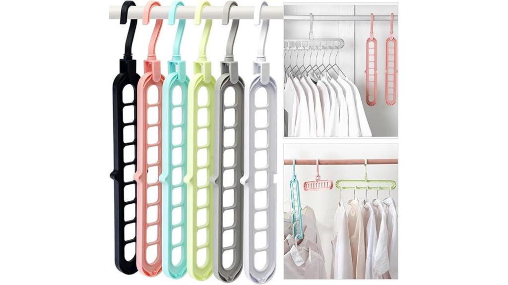 space saving hanger set