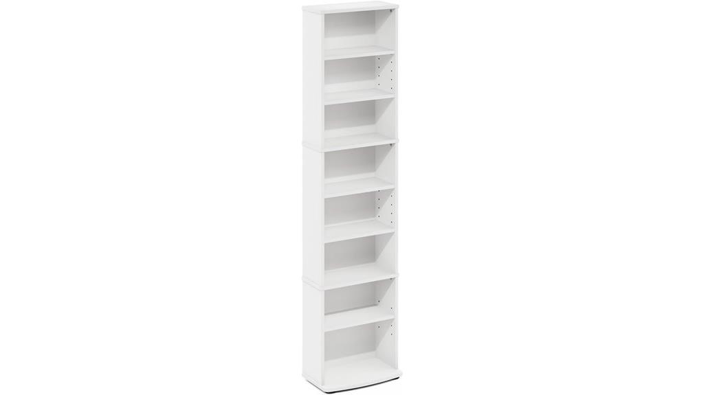 space saving multimedia storage tower