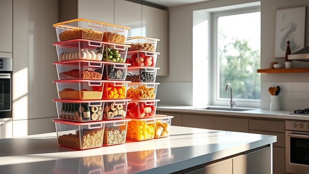stackable bin organization solution