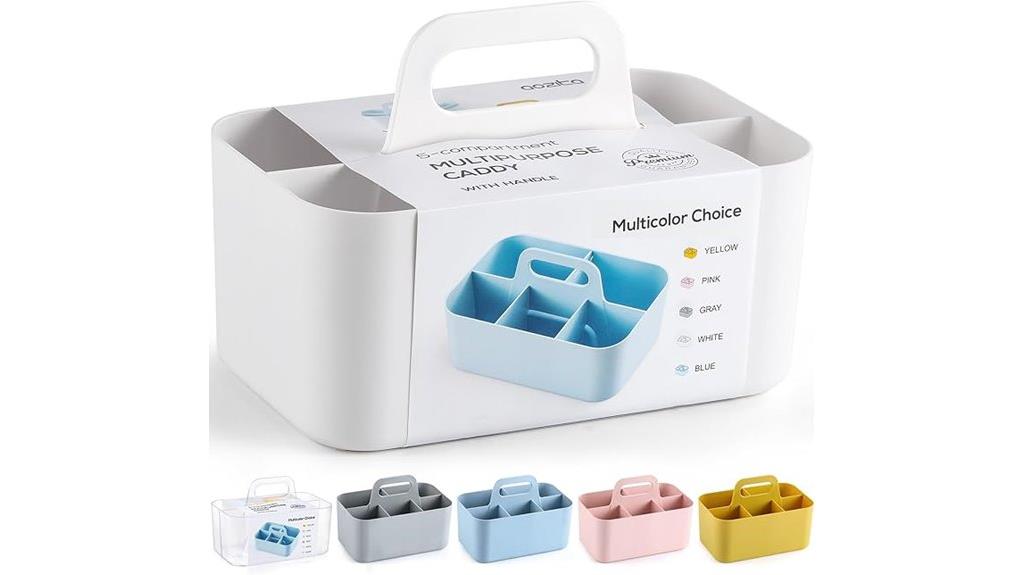 stackable plastic caddy organizer
