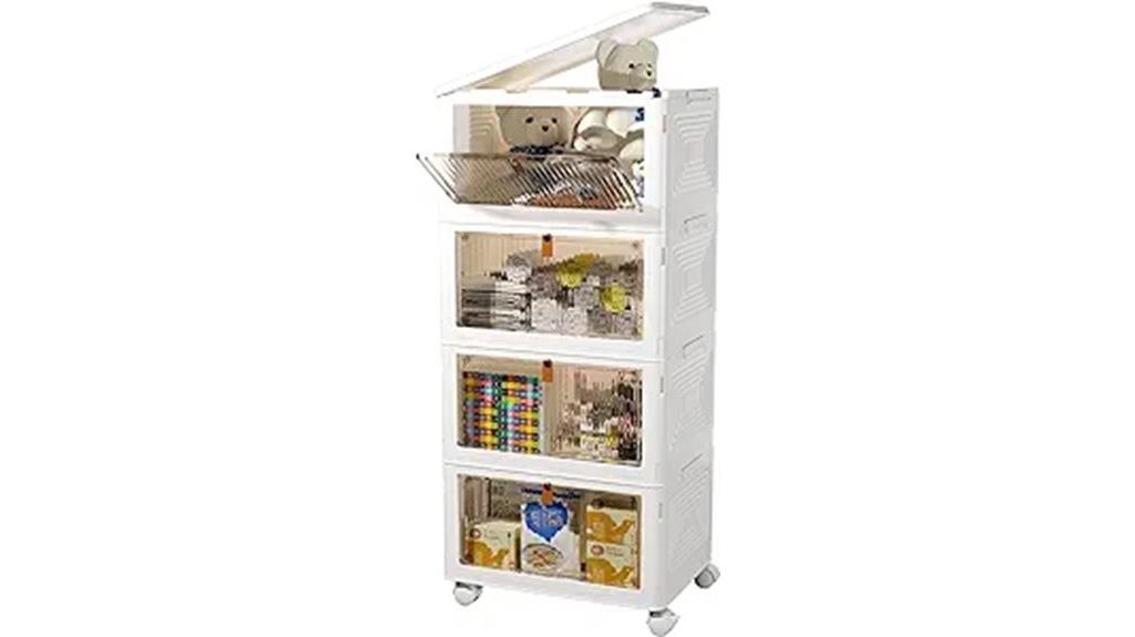 stackable plastic storage bins
