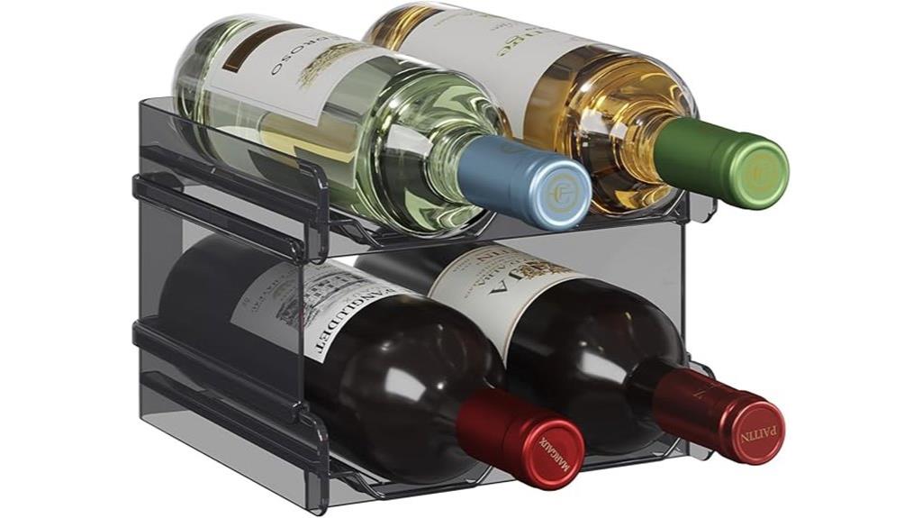 stackable wine rack