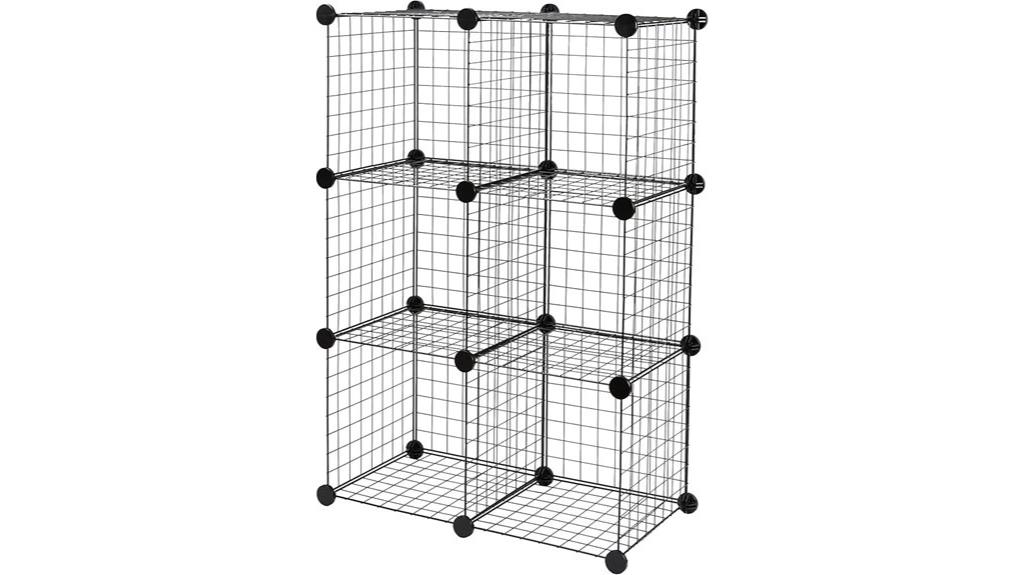 stackable wire storage shelves