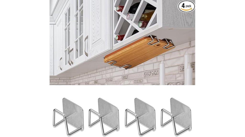 stainless steel cutting board holder