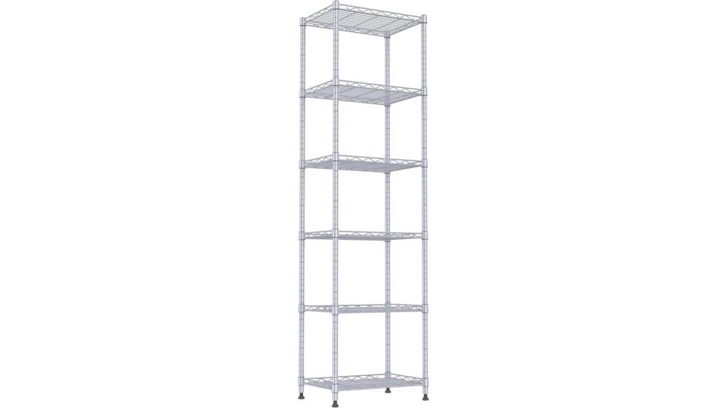 steel storage wire shelving