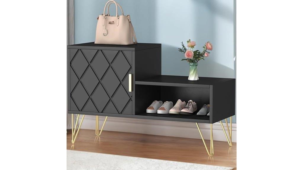 storage bench with compartments
