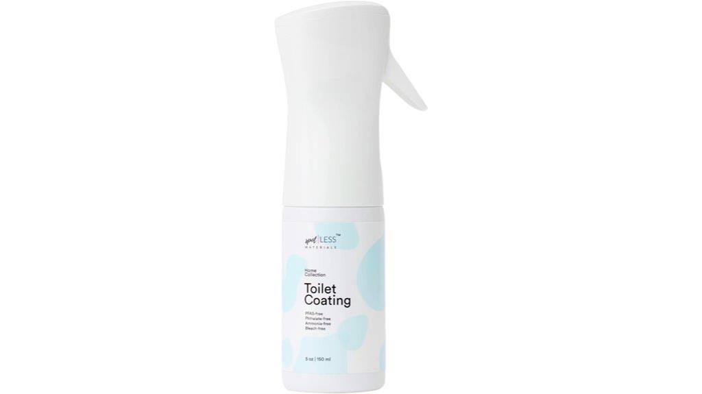 streak free stain resistant toilet coating