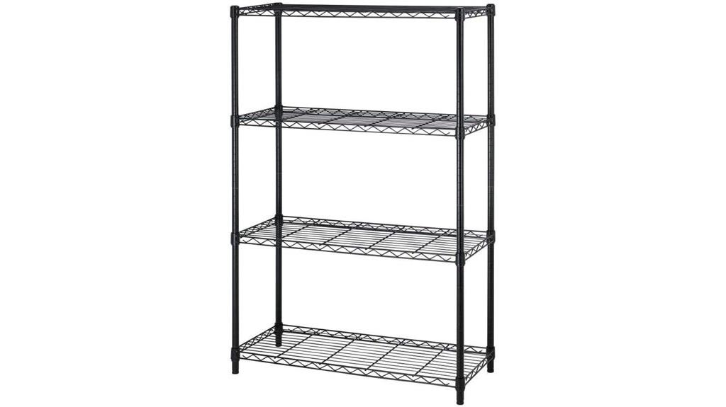sturdy metal shelving unit