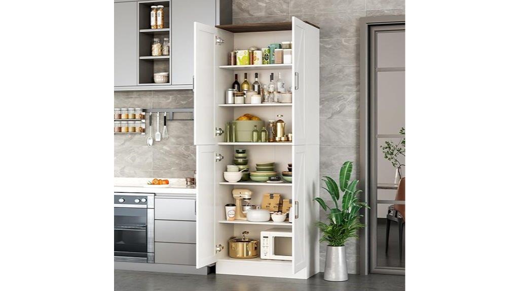 stylish barn door pantry
