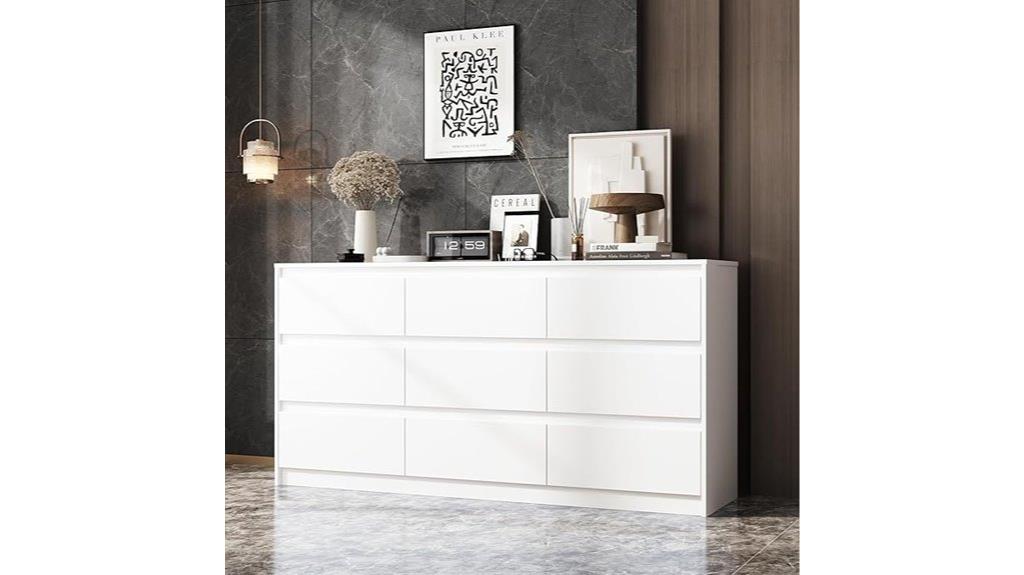 stylish bedroom storage solution
