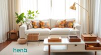 stylish living room storage